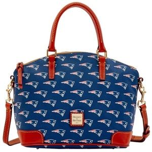 Dooney & Bourke NFL Patriots Charli Satchel NWT